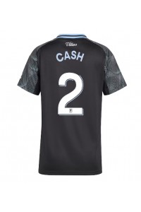 Aston Villa Matty Cash #2 Jalkapallovaatteet Naisten Vieraspaita 2025-26 Lyhythihainen